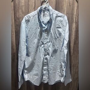 Frank & Eileen Sky Blue Casual Shirt Finbar Mens XL EUC